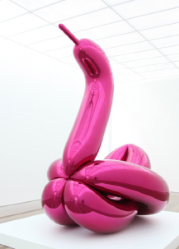 Jeff Koons: תערוכה צבעונית ומיוחדת